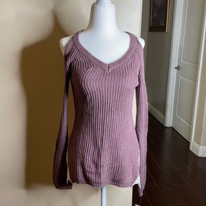 Madison & Berkeley Mauve Heather Sweater
